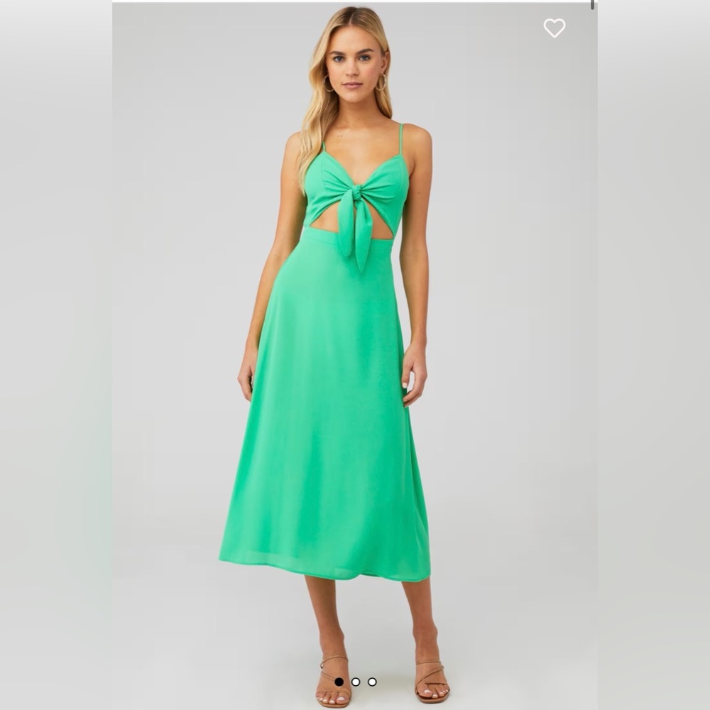Show Me Your Mumu Moby Tie Dress in Spring Green